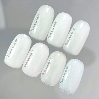 05 MILK Rose Shimmer - Cover Base Coat 10ml NAILS OF THE DAY