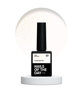07 MILK Gold Shimmer - Cover Base Coat 10ml NAILS OF THE DAY