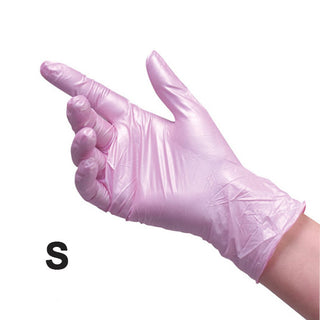 Rosé Glamour - NITRIL HANDSCHUHE GRÖßE S 10 STÜCK