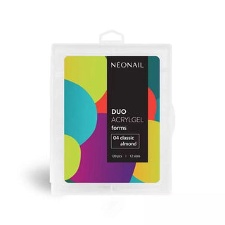 04 Classic Almond - DUAL FORMS (tips 120 st.) Duo AcrylGel Neonail