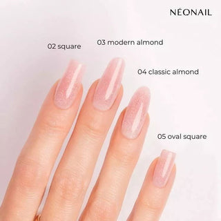 05 Oval Square - DUAL FORMS (tips 120 st.) Duo AcrylGel Neonail