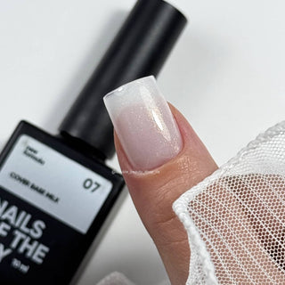 07 MILK Gold Shimmer - Cover Base Coat 10ml NAILS OF THE DAY