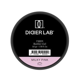 Milky Pink - Fiber Builder Gel OHNE HEMA 50g Didier Lab