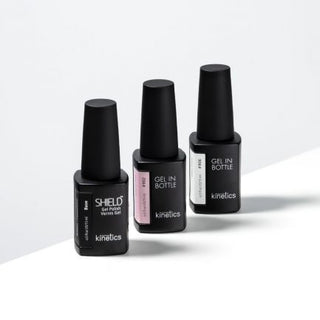 SET 2 Bottle Gel + 1 Base Coat (3x15ml) KINETICS