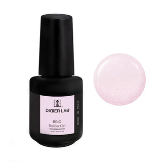 PINK MASK GLITTER - BUILDER BOTTLE GEL BBIO (OHNE HEMA) 15 ml Didier Lab