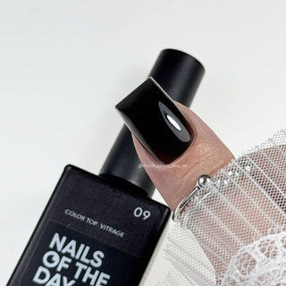 09 Vitrage Top - Top Coat (No Wipe) 10ml NAILS OF THE DAY