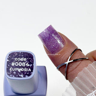 0084 Euphoria - Cover Base Coat  FLASH ON 12ml DNKa