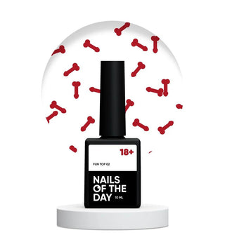 02 FUN TOP - Top Coat (No Wipe) 10ml NAILS OF THE DAY