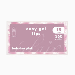 BALERINA PINK - EASY GEL TIPS (soft gel tips) 360stk ECLAIR