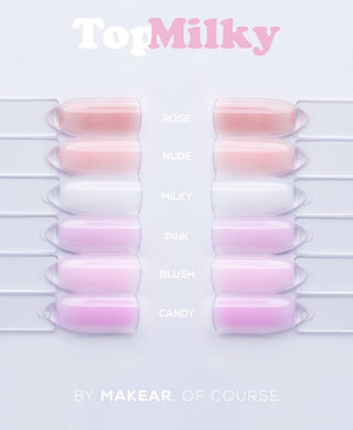 Milky Blush - Top Coat (No Wipe) OHNE HEMA 8ml MAKEAR
