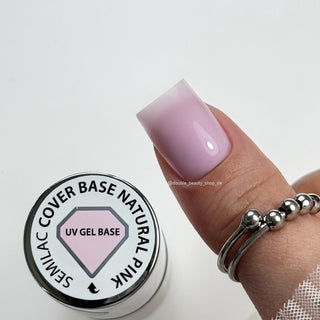 Natural Pink - Skin Tone Cover Base Coat 7ml Semilac