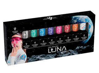 LUNAGLASS - Collection Set (8x8ml) + Top Coat und Magnet VICTORIA VYNN