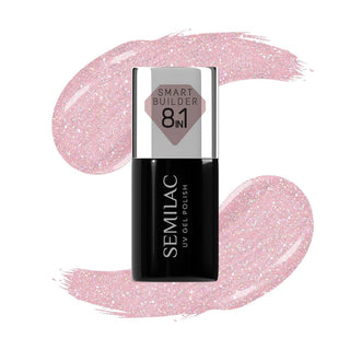805 GLITTER DIRTY NUDE ROSE - Smart Builder Base Coat 8in1 7ml Semilac