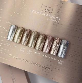 LIGHT GOLD - Solid Platinum Art Gel 5g HEYLOVE
