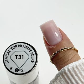 Milky Top T31 - Top no wipe für Babyboomer 7ml SEMILAC