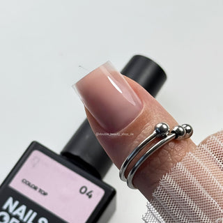 04 COLOR TOP - Cover Top Coat (No Wipe) 10ml NAILS OF THE DAY