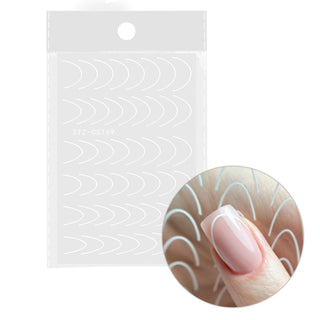 WHITE - FRENCH FOIL Aufkleber