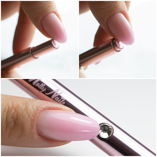 04 Thin Oval - Pinsel MollyNails
