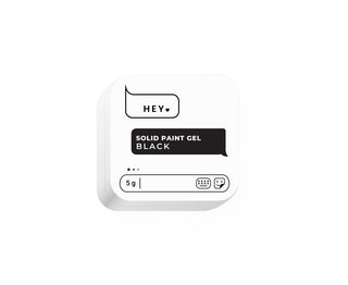 BLACK - Solid Paint Art Gel 5g HEYLOVE