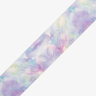 09 Pink & Blue Marble - Nailart Folie SEMILAC