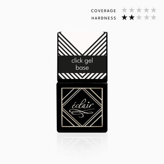 CLEAR - CLICK Bottle Gel BASE Coat 7ml ECLAIR