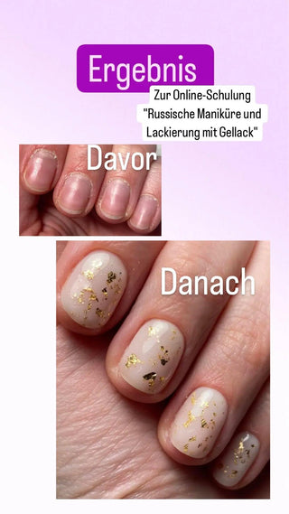 ONLINE KURS "RUSSISCHE MANIKÜRE MIT UV NAGELLACK"