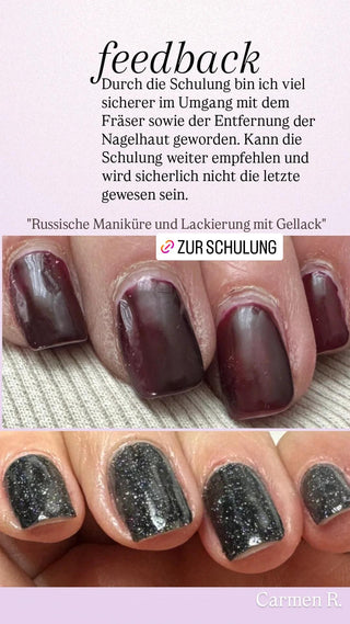 ONLINE KURS "RUSSISCHE MANIKÜRE MIT UV NAGELLACK"