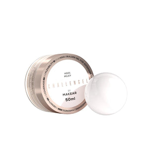 MILKY - NO FILE Challengel Builder Gel OHNE HEMA (15ml, 50ml) MAKEAR