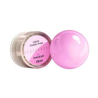Candy Pink - NO FILE Challengel Builder Gel OHNE HEMA (15ml, 50ml) MAKEAR