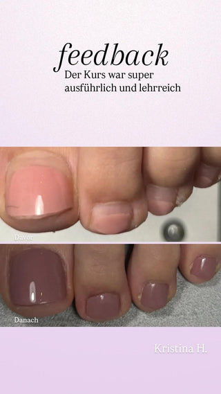 ONLINE KURS "RUSSISCHE PEDIKÜRE MIT SHELLAC: ALLES VON A BIS Z"