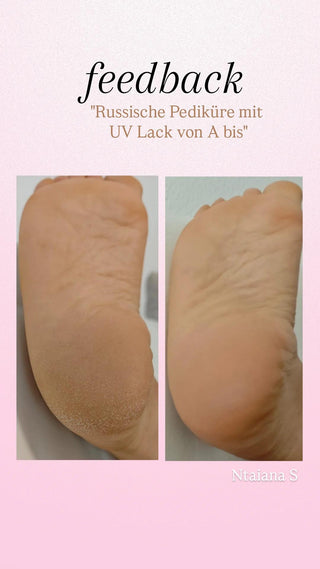 ONLINE KURS "RUSSISCHE PEDIKÜRE MIT SHELLAC: ALLES VON A BIS Z"