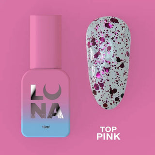 Pink - Top Coat (No Wipe) 13ml LUNAmoon