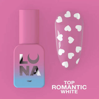 Romantic White - Top Coat (No Wipe) 13ml LUNAmoon