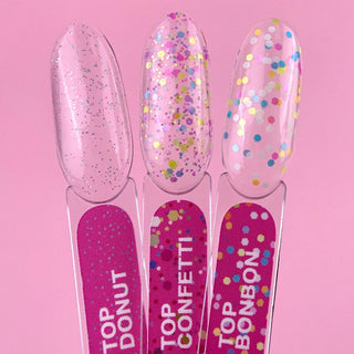 Confetti - Top Coat (No Wipe) 13ml LUNAmoon