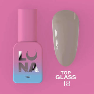 18 GLASS - Top Coat (No Wipe) 13ml LUNAmoon