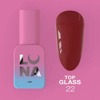 22 GLASS - Top Coat (No Wipe) 13ml LUNAmoon