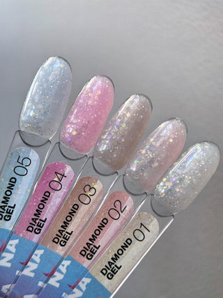 01 Diamond - NO FILE Builder Gel 15ml LUNAmoon