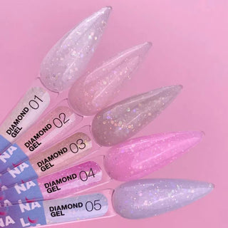 01 Diamond - NO FILE Builder Gel 15ml LUNAmoon