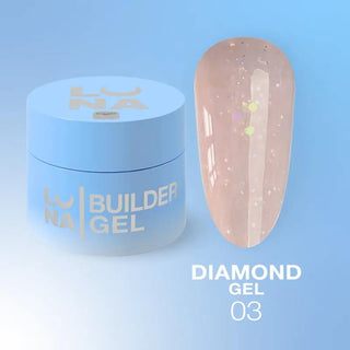 03 Diamond - NO FILE Builder Gel 15ml LUNAmoon