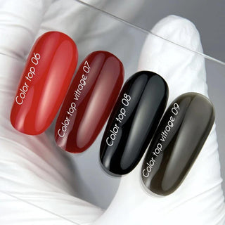06 COLOR TOP - Cover Top Coat (No Wipe) 10ml NAILS OF THE DAY
