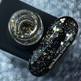 03 Bronze Snow - Top Coat (No Wipe) 10ml NAILS OF THE DAY