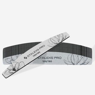 Feile Halbmond 100/180 grau 50 stück STALEKS