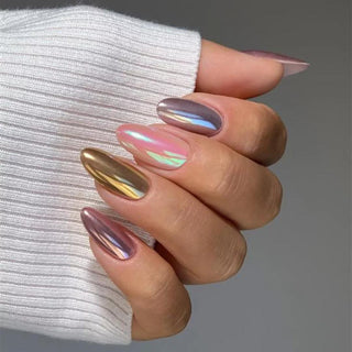 01 Nail Art Chrom Pulver Palette SEMILAC