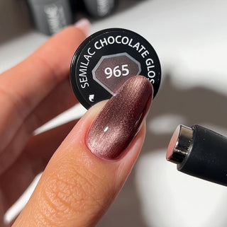 965 Chocolate Gloss - Cat Eye UV Nagellack 7ml Semilac