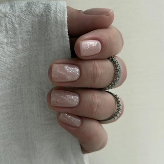 Glitter Silver - TOP COAT OHNE HEMA (no wipe) 8 ml DIDIER LAB