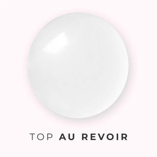 Au Revoir - CLEAR Top Coat Super Shine 10ml IQNails NO Wipe