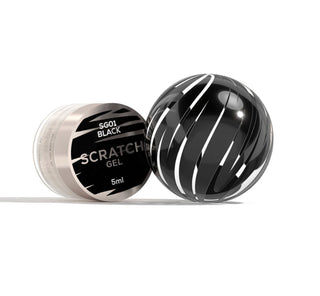 BLACK - Scratch Gel (Art Gel) 5ml MAKEAR