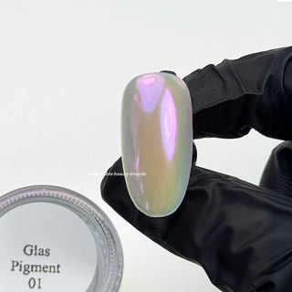 01 Glas Pigment inkl. Pulverapplikator