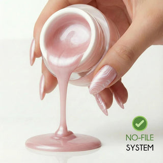 Silk Rose - NO FILE Builder Gel (15ml, 50ml) LYNIS NAILS