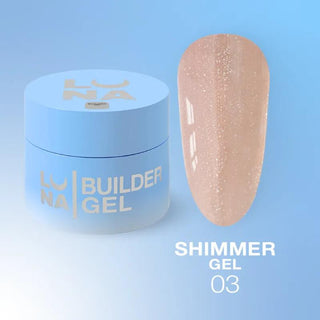 03 Shimmer - NO FILE Builder Gel 15ml LUNAmoon